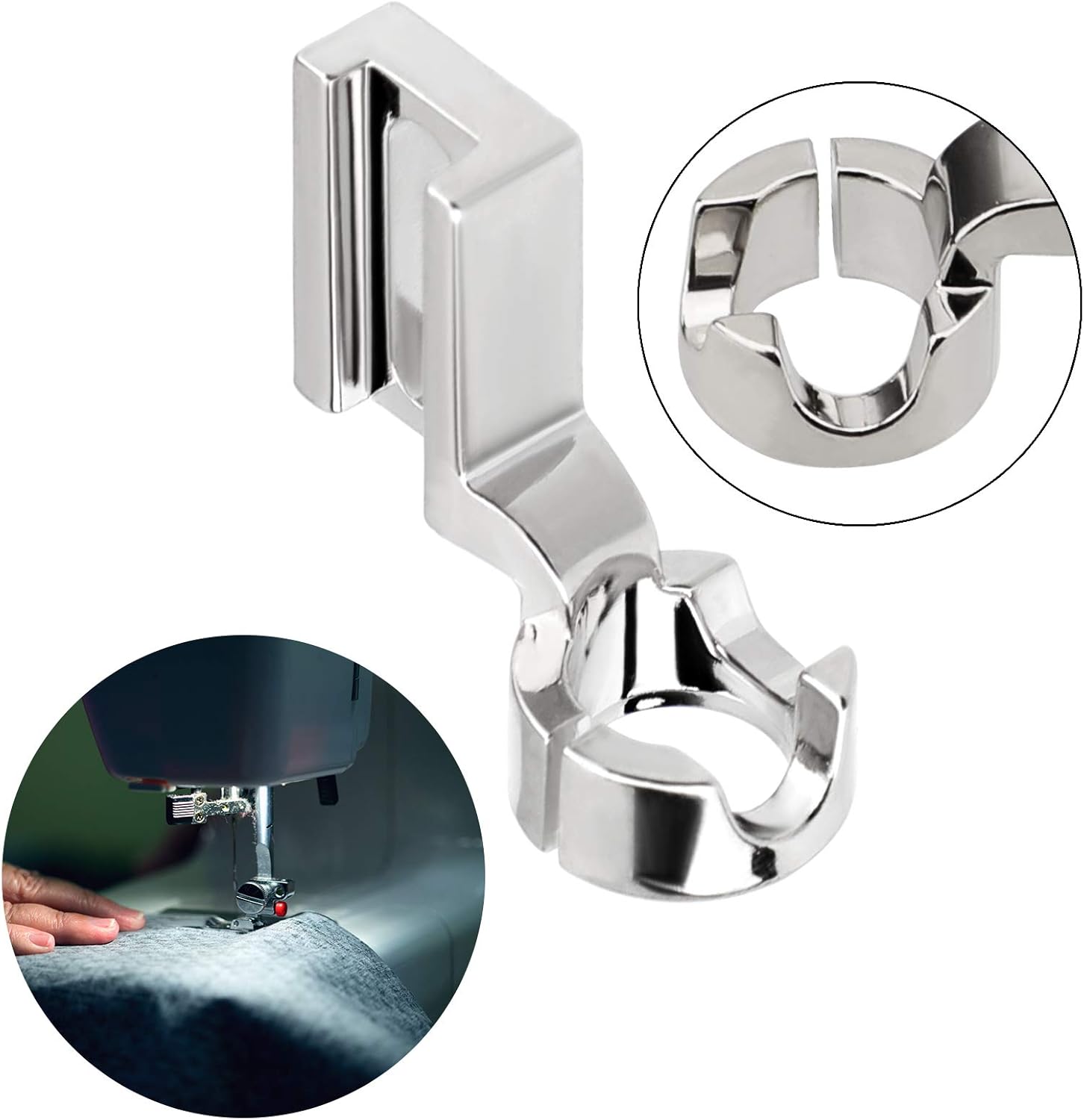 Little Foot Presser Free Motion Quilting Foot - Clear Big Foot For Low Shank Machines