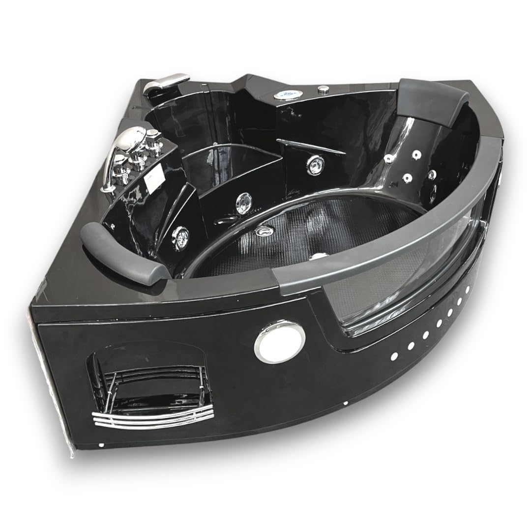 VASCA BAGNO IDROMASSAGGIO CROMOTERAPIA 2 PERSONE NUOVA Mod. MAJESTIC - BATH TUB