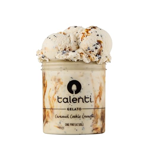 Talenti Gelato For a Delicious Frozen Dessert Caramel Cookie Crunch Made with Ingredients 1 pint