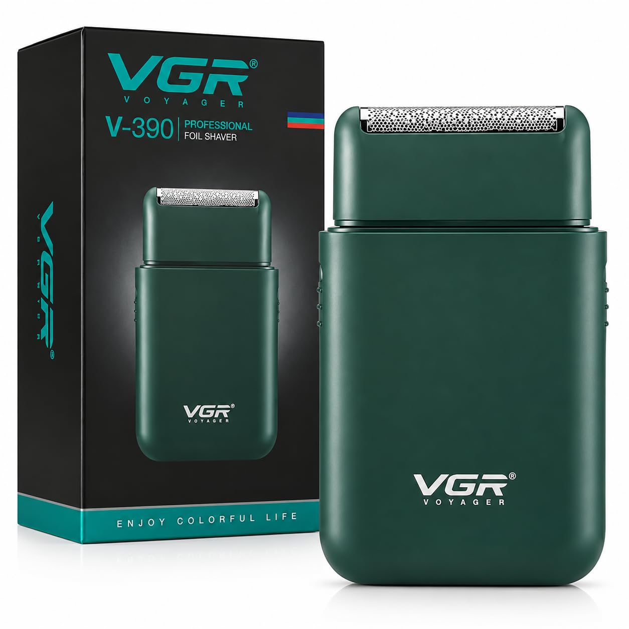 VGR V-390 Electric Shaver, Black - Image 1