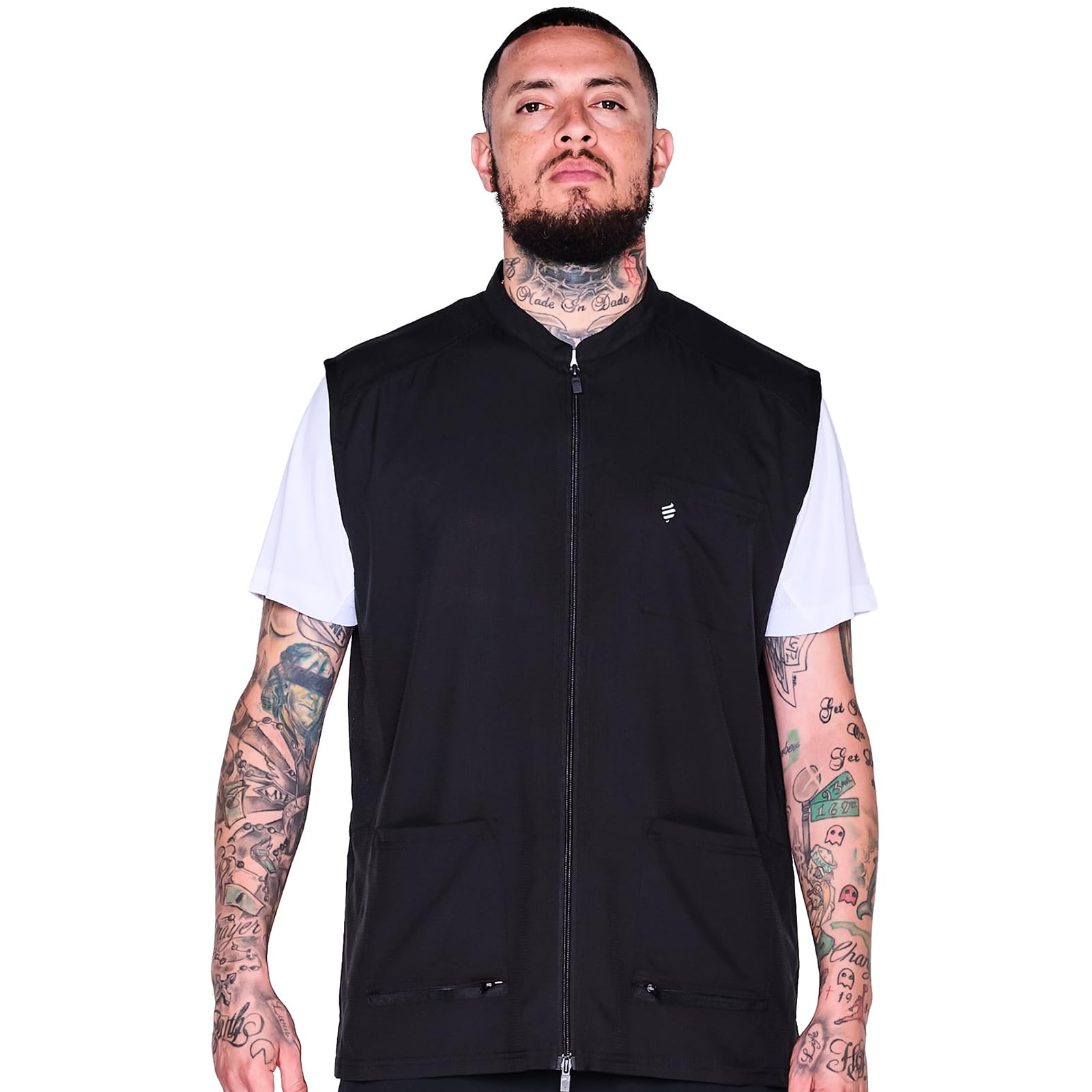 Barber Strong The Barber Vest, Men's, Hair Repellent, Ultra Lightweight and Breathable Mesh Side Panels