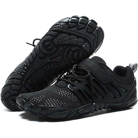 Barefoot Shoes Men Wide Toe Box Zero Drop Water Shoes Men for Gym Workout Minimalis...