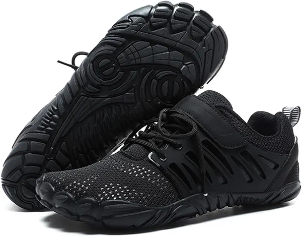 MIFAWA Barefoot Shoes Men Wide Toe Box Zero Drop Water Shoes Men for Gym Workout Minimalist Weightlifting Cross-Trainer Running Hike Grounded Footwear