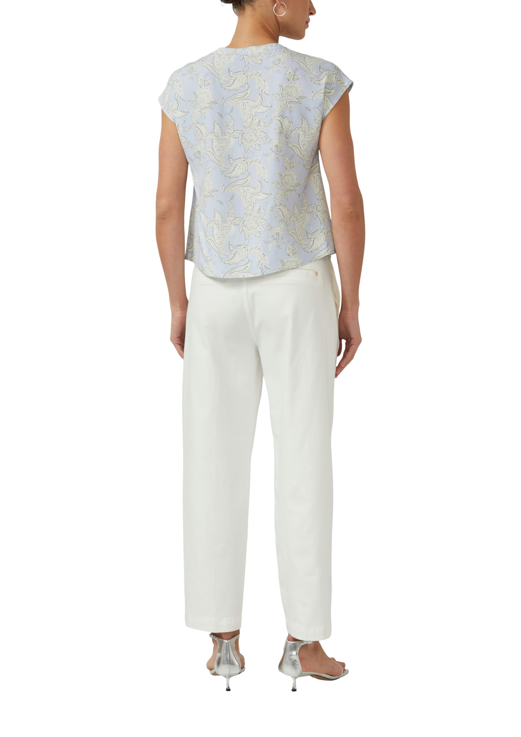 s.Oliver Viskose-Bluse mit All-Over-Print