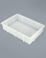 QWORK Nagy Méretű Téglalap Alakú Szilikon Öntőforma Epoxi Gyantához - DIY Tálcákhoz, Dekorációkhoz, Virágok Tartósításához, 24,5 x 17 x 5 cm 7