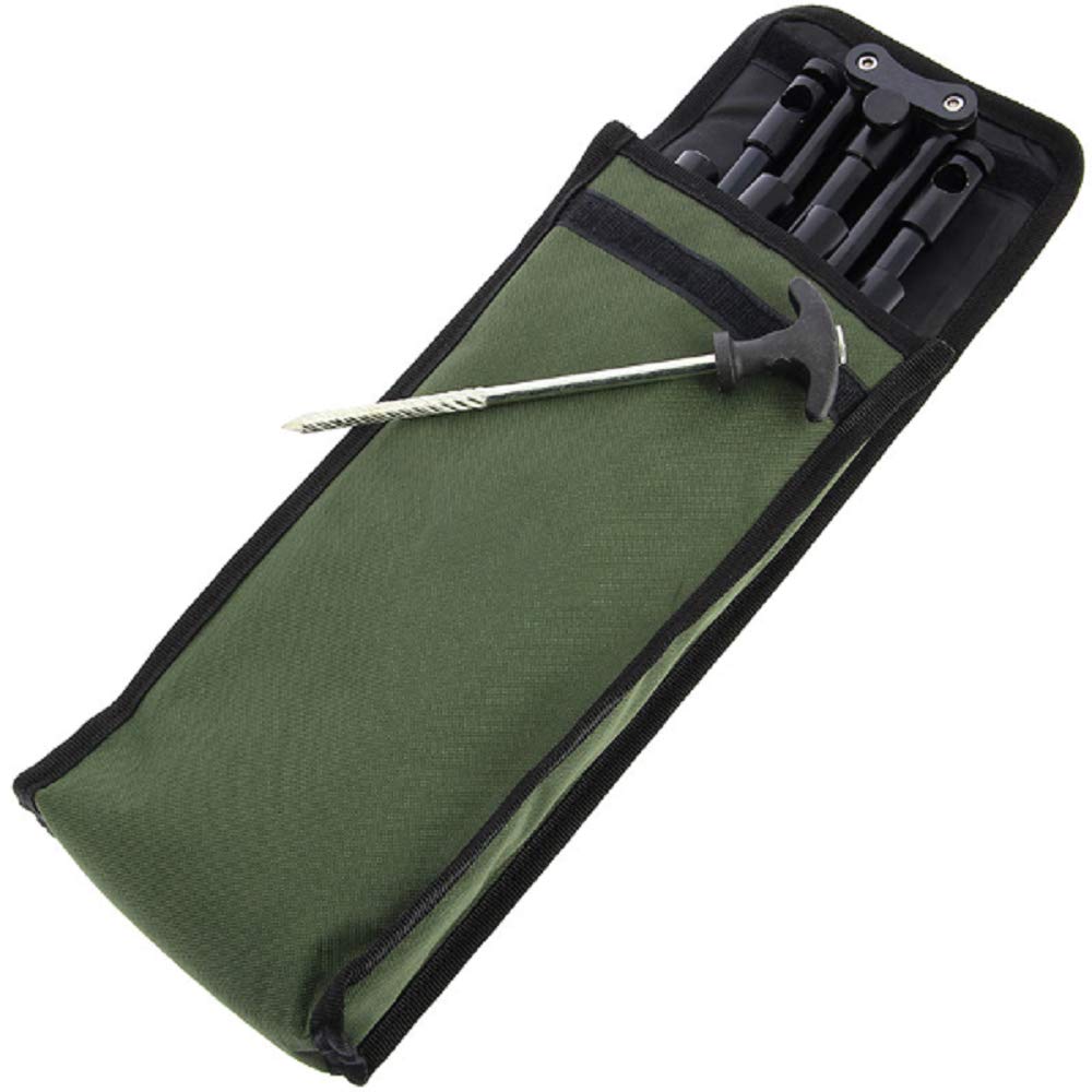 G8DS Set Rod Pod Rutenhalter + Tragetasche inklusive Absteckspitze + Biwak Absteckspitze