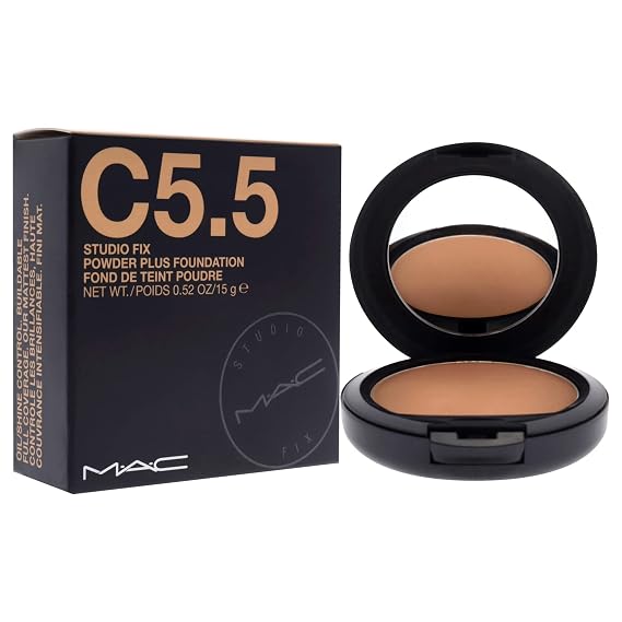 MAC AcM MAC Studio Fix Powder Plus Foundation C5.5,0.52 Ounce (Pack of 1),RW-US-MAC-181