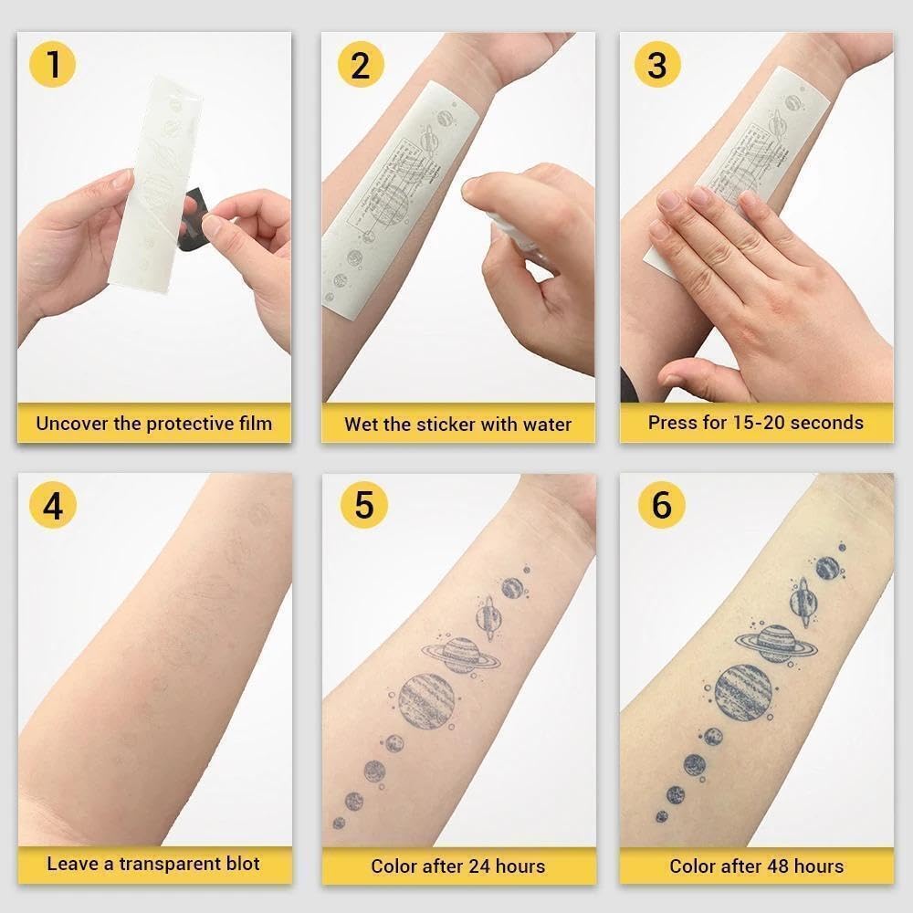 Etiqueta Engomada Temporal Del Tatuaje De La Flor De La Serpiente Duradera E Impermeable Para La Pierna Del Brazo Del Hombre O De Las Mujeres(B)