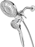 Vista 1 de Moen Engage Chrome Magnetix 2 en 1 Combo de ducha de lluvia con rociador de ducha de mano desmontable, con sistema de acoplamiento magnético, 26009