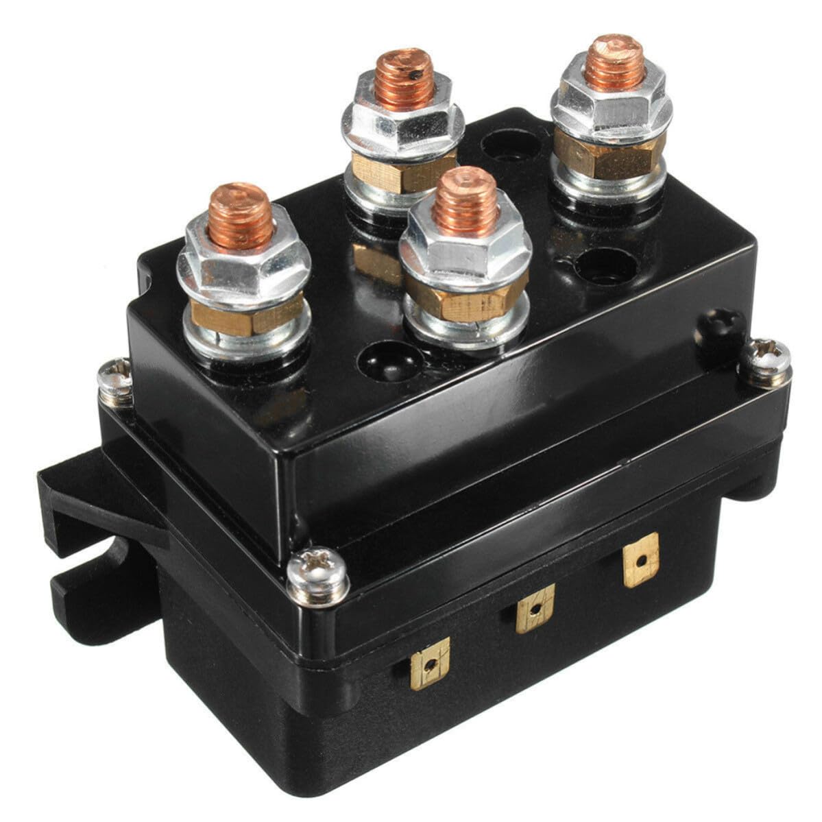 Contactor Remoto para Cabrestante 12 V 500, Relé Solenoide