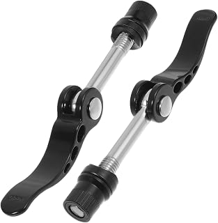 2 Pcs Aluminum Seatpost Binder Clamp Bolt, Black Portable Bike Seat Clamp Adjustable Universal Bikes Clamps Folding Bicycle Seats Clamps for Most Regular Bicycle Mountain Bikes Enthusiast