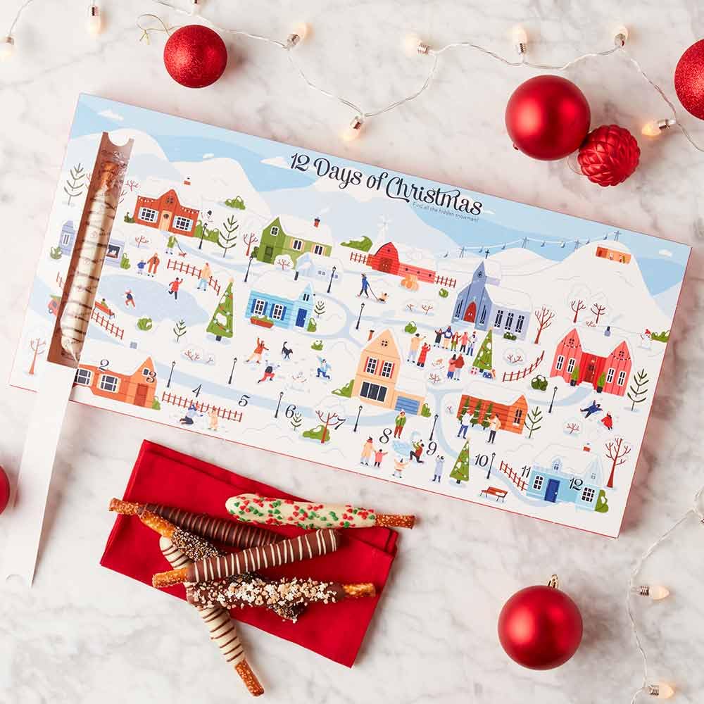 Amazon.com: Mrs Prindables Christmas Chocolate &amp; Caramel Dipped Pretzel ...