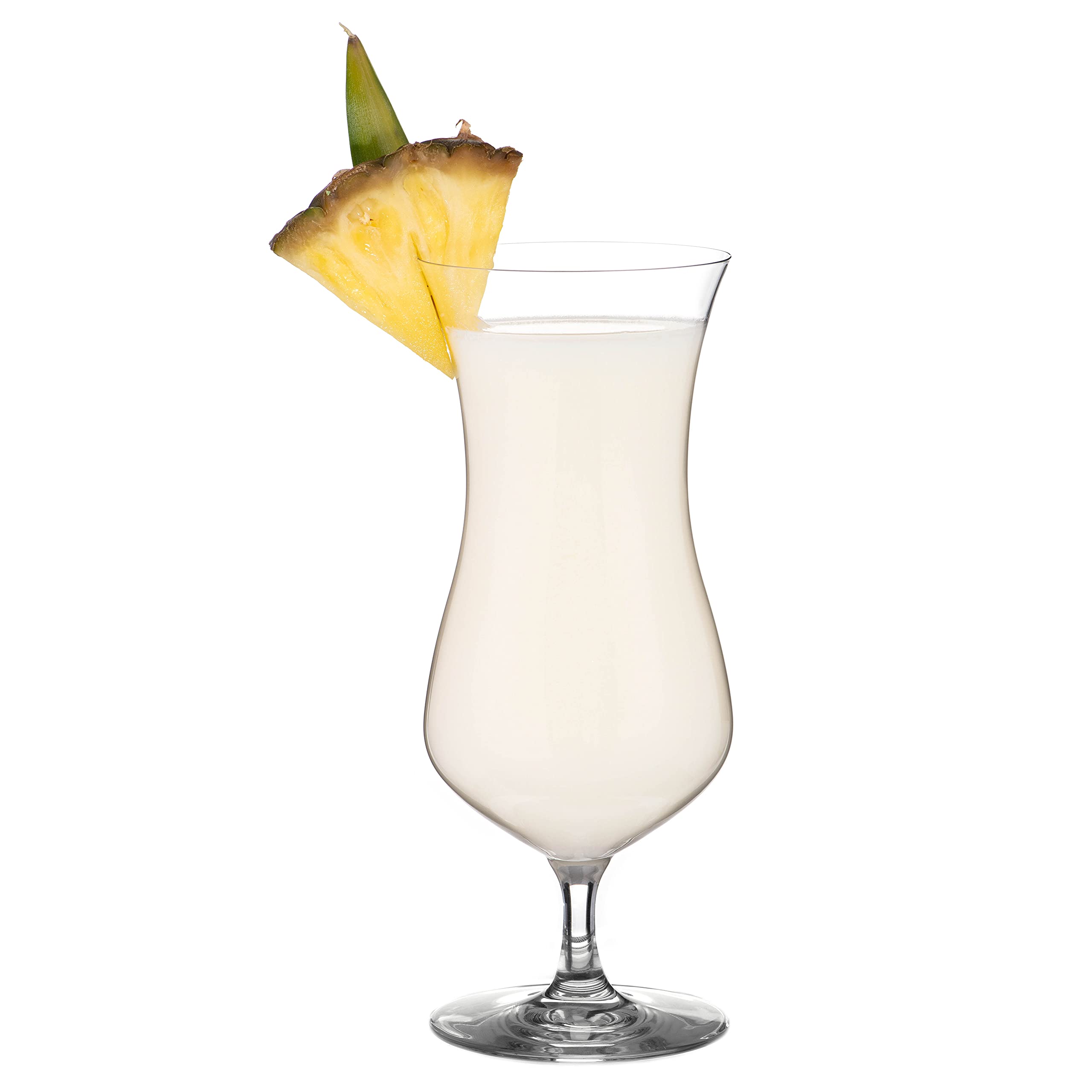 DIAMANTE Pina Colada - Set di 4 bicchieri da cocktail Hurricane - Cristallo senza piombo