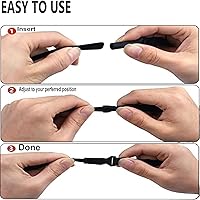 Vista 6 de KSACLE Correa ajustable para gafas, paquete de 4 correas para lentes sin cola, retenedor de gafas de cuerda de ajuste universal, lentes de sol