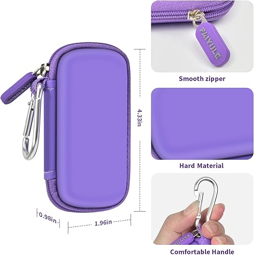 Vista 20 de PAIYULE Funda para Alivecor KardiaMobile 6L para monitor de electrocardiograma, soporte compacto también se adapta a monitor de frecuencia cardíaca