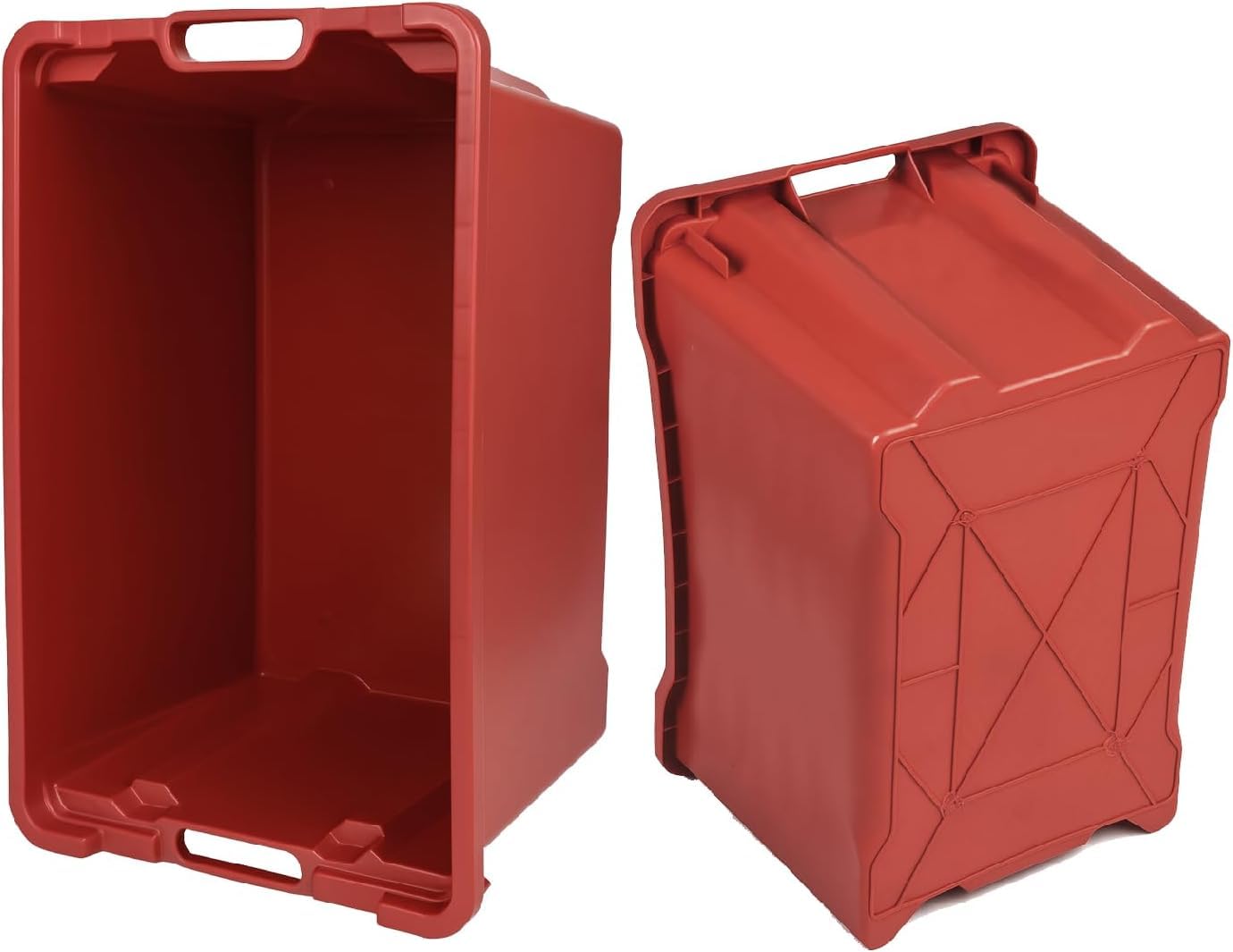 De Santis Contenitore cassetta fondo e lati chiusi tutta chiusa impilabile inseribile sovrapponibile plastica Lt 40 cm 52x36x31 agricoltura magazzini uffici laboratori (6)