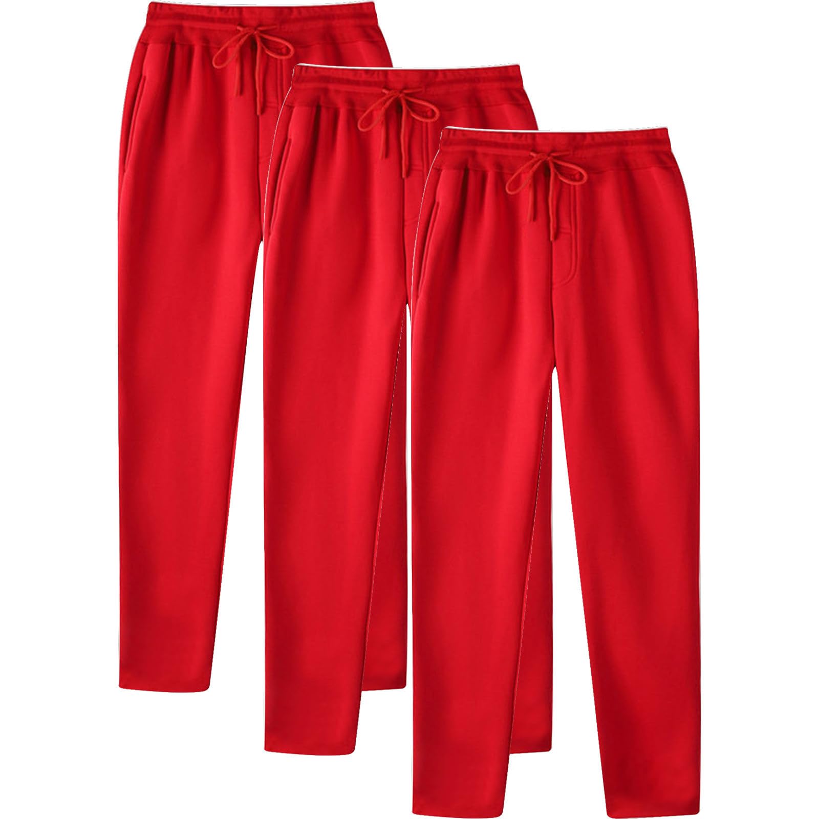 Sporthose Herren Lang Herrenhosen mit Gummizug Bequeme Freizeithose Baggy Sporthose Lang Aestethic Sweatpants Elastischer Bund Solide Trainingshose Solid Schlupfhose Klassischer Anzughose #1