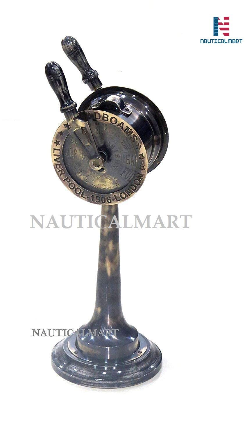 Amazon.co.jp: NauticalMart テレグラフ 航海船 エンジン テレグラフ