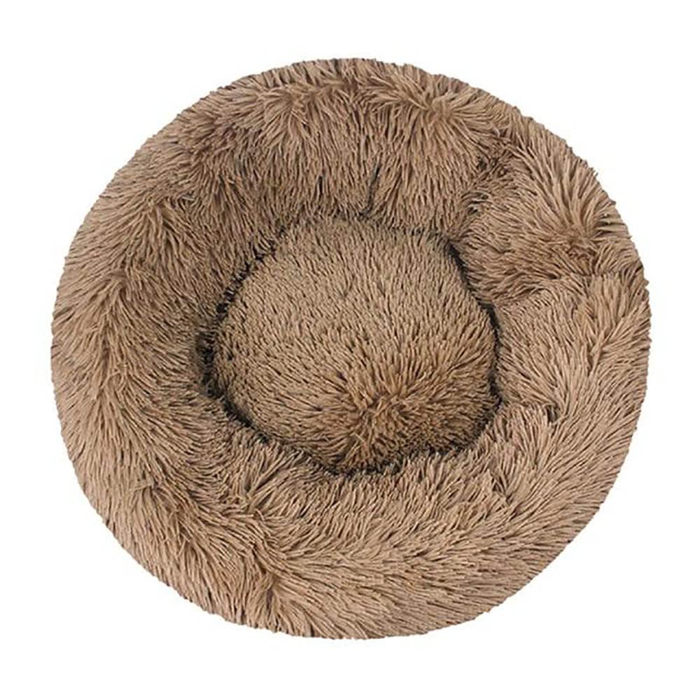 Coussin pour animaux de compagnie beignet en peluche douce pour chat