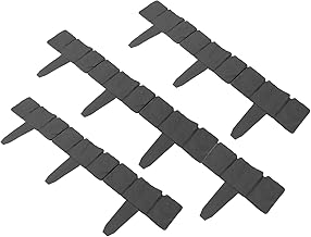 Borda de Pedra para Afiação de Jardim, 10 Peças, Borda de Afiação de Jardim, Bordas de Afiação de Paisagem para Canteiros de Flores, Efeito de Imitação de Pedra, Borda de Gramado