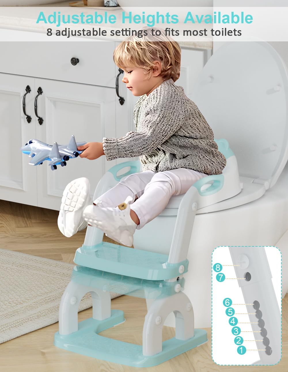 Seggiolini da addestramento per bambini (blu)
