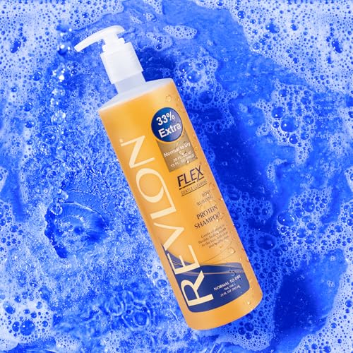 Image of Revlon Flex Body Building Protein Shampoo Regular - 592Ml