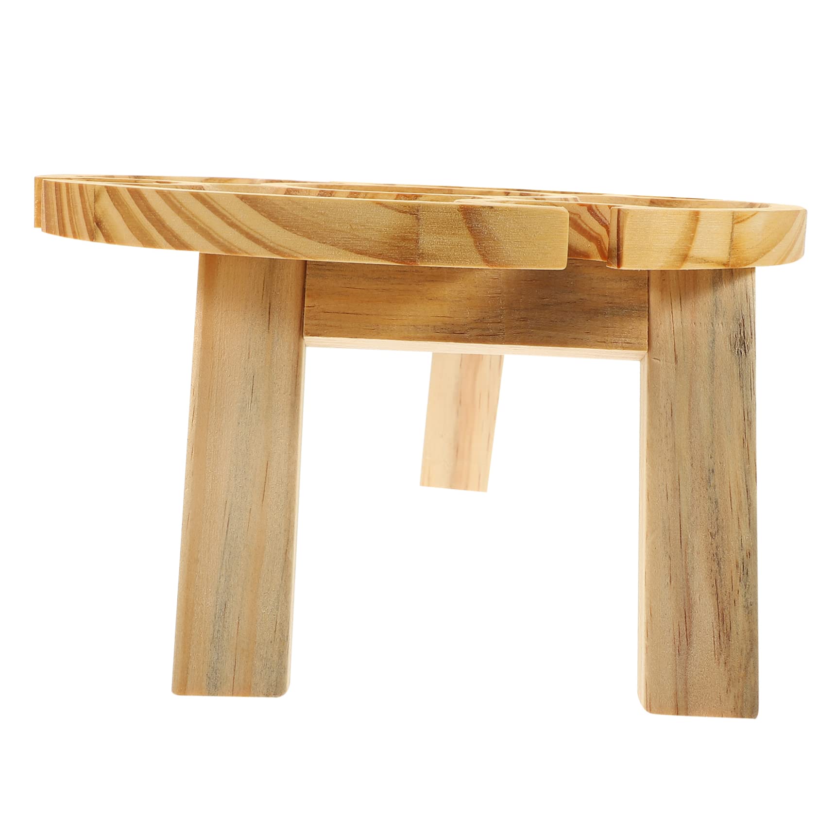 Table de pique-nique pour vin et fruits portable Toyvian en bois léger pour camping