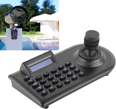 PTZ Camera Controller with 3D Joystick LCD Display RS485 Interface