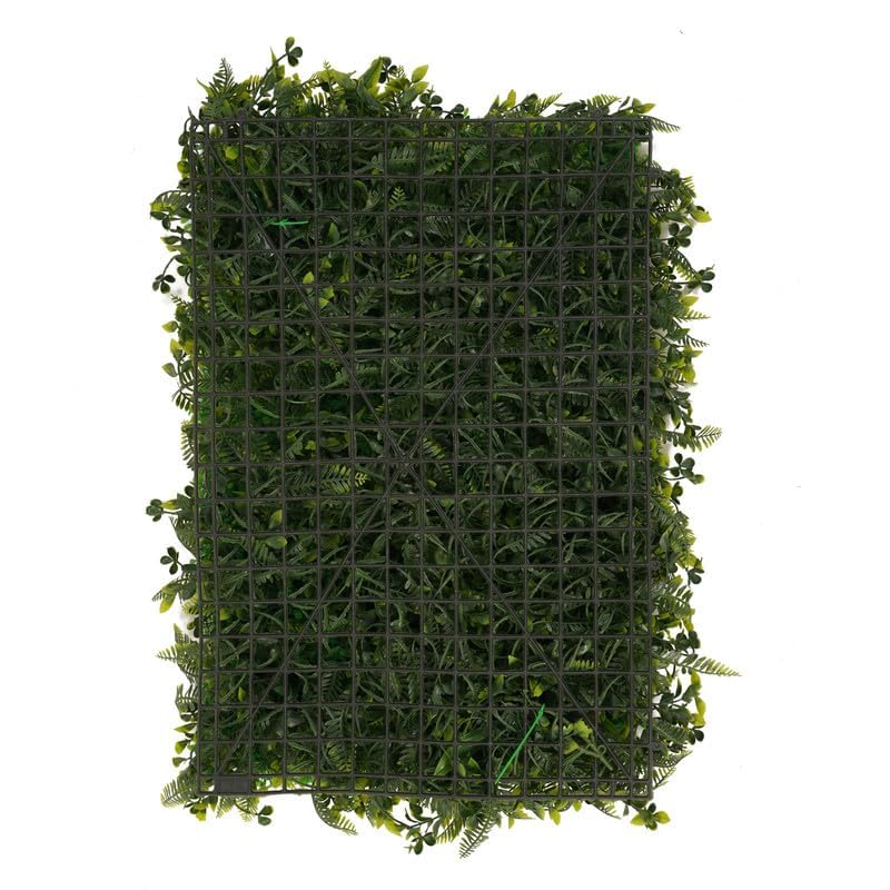 Image of Wall Grass (4 Pcs), Artificial Grass for Wall Decoration, Vertical Garden Artificial Mat, Artificial Grass Tiles for Balcony and Garden (Forest Lily, 60cm x 40cm x 8cm, Pack of 4)