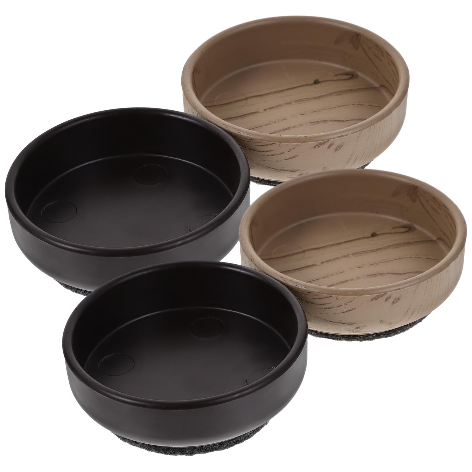 Topes de sofá de madera fieltro 60mm para proteger el suelo del comedor de toda la familia