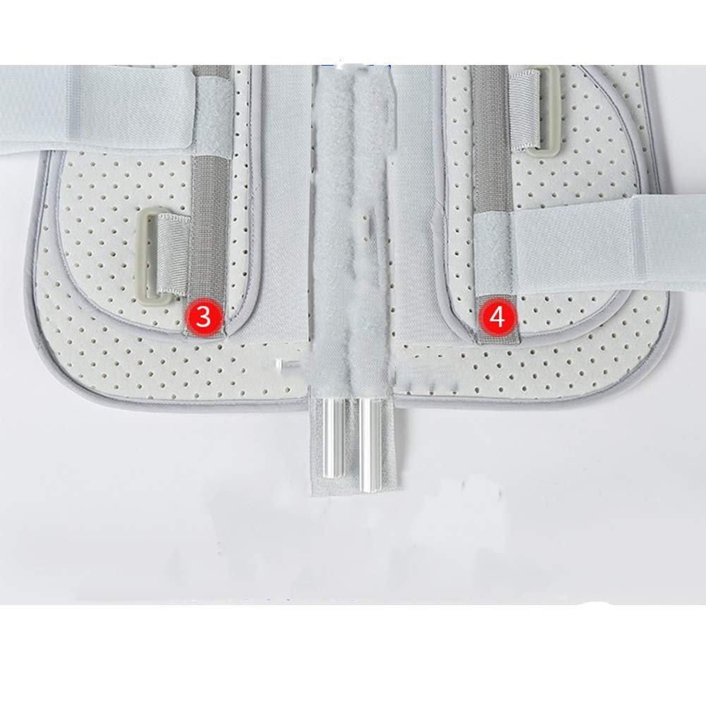 Soporte de Rodilla Ortesis Brace Transpirable Pierna Completa Estabilizador Guard Wrap Correa Fractura Férula Fija