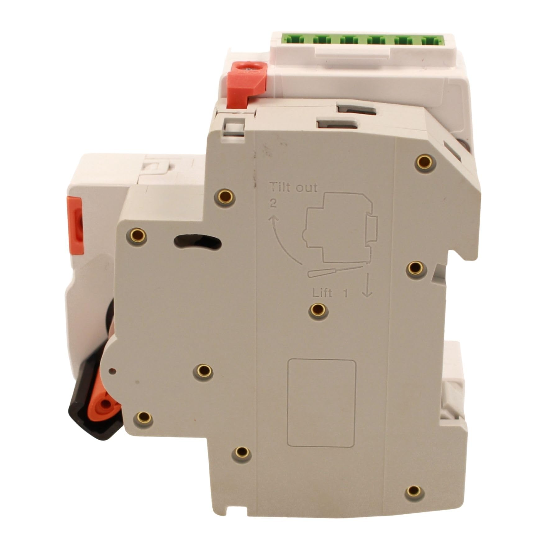 Interruttore Magnetotermico WIFI Con Riarmo Automatico, Curva C 10A, 1P+N 6kA, APP Tuya Smart Life, Solo 2 Moduli DIN 220V AC, Controllo Remote o Manuale