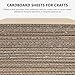 MAGICLULU 50pcs 20x40cm 3-layer B-flute Corrugated Cardboard Sheets 2.5mm Thick Paperboard Pads for Packaging, Crafting, and Industrial Shipping Protection