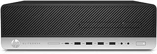HP EliteDesk 800 G4 Small Form Desktop, Intel Six Core 8th Gen i5 8500 3.0Ghz, 16GB DDR4 RAM, 256GB NVMe PCIe M.2 SSD, USB Type C, Windows 10 Pro (Renewed)