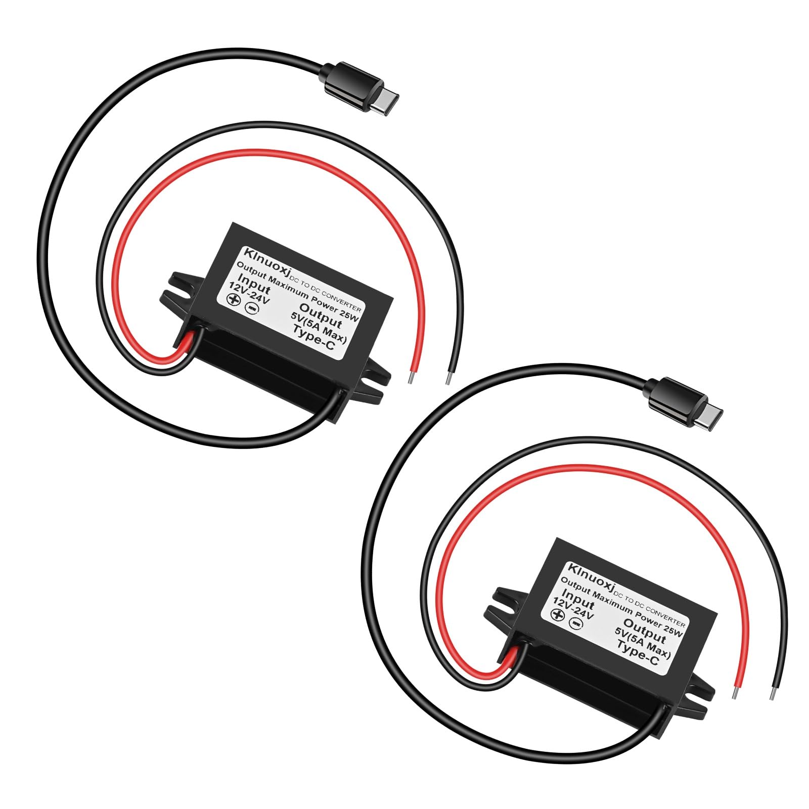 Amazon.co.jp: DC 12V/24V~5V 5A 25W USB C ステップダウン