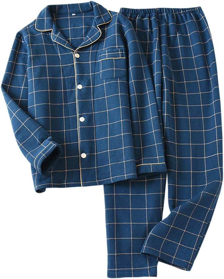 [YUNCLOS] ルームウェア ふわふわ 寝巻き 長袖パジャマ 前開き 冬 超厚手 部屋着 柔らか 暖かい 防寒対策 上下セット 送料無料】[YUNCLOS] ルームウェア ふわふわ 寝巻き 長袖パジャマ 前開き 冬 超厚手 部屋着 柔らか 暖かい 防寒対策 上下セット 秋冬用  色 ：ネイビー、サイズ：L 冬新作 レディース ふわもこ パジャマ ルームウェア 前開き 上下セット 暖かい スウィート もこもこ 部屋着 ...