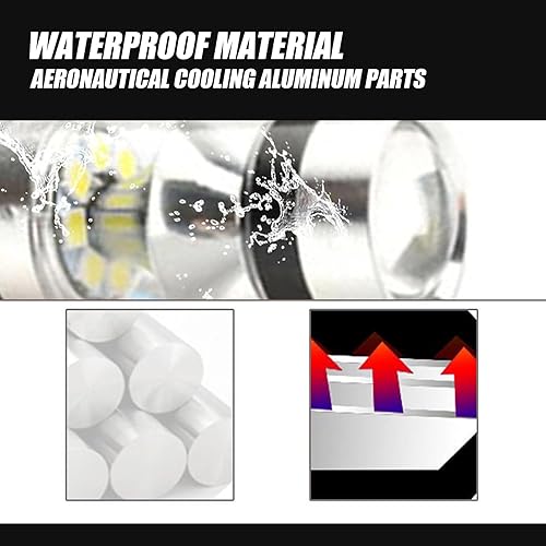 Miniatura 5 de Paquete de 2 bombillas LED antiniebla 90059006 para automóvil, luces de haz bajo de 12 V, 100 W, luz delantera de 6500 K, luces de circulación