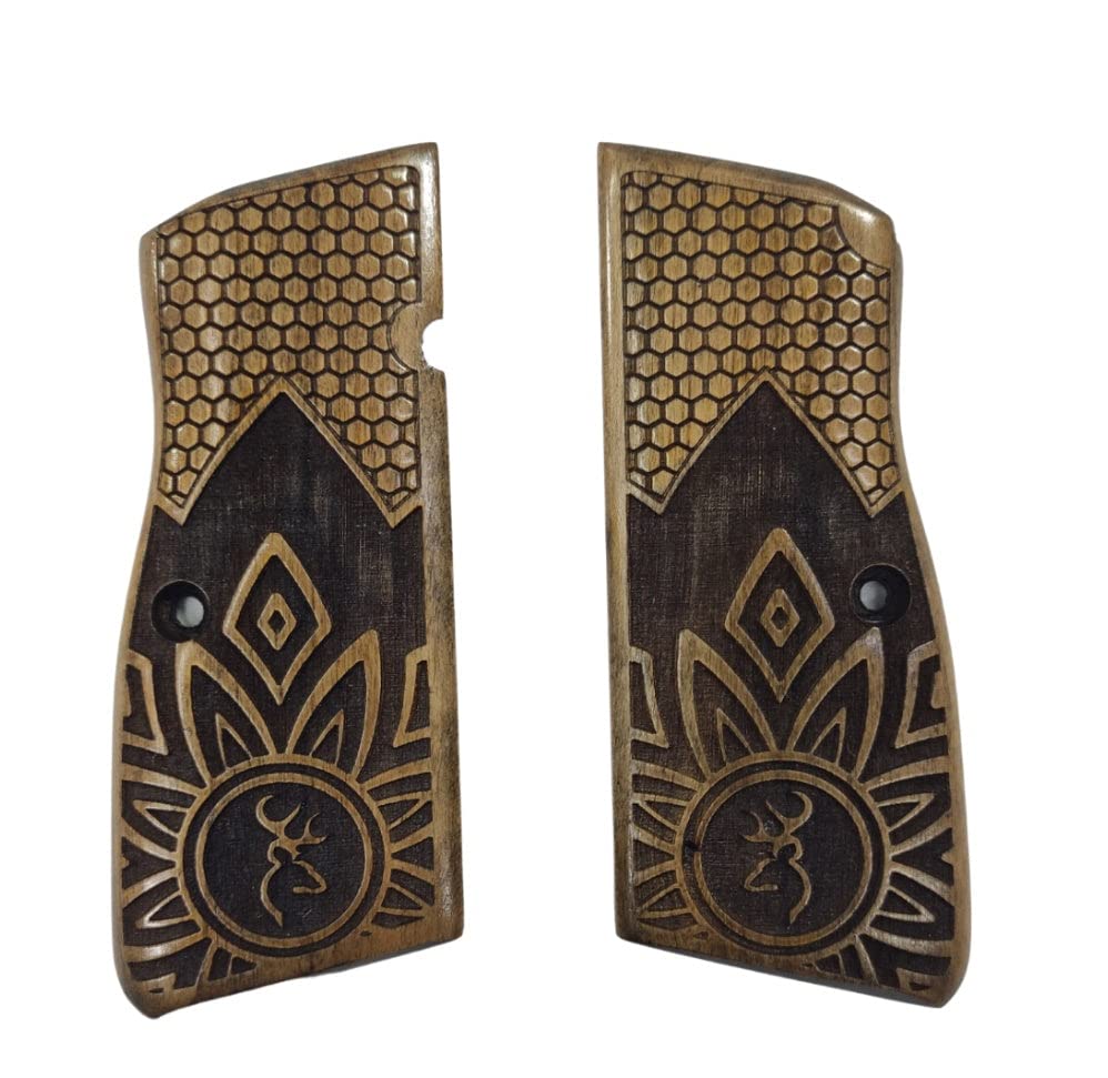 Browning HP 14 poignée pistolet bois noyer Ars.108 pour plaquette
