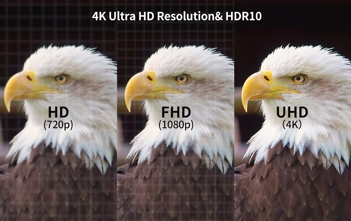 Comparaison de la résolution 4K Ultra HD et du HDR10