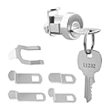 MP4526 Mailbox Locks,Universal Mailbox Locks,Mail Box Lock and Key,Opens Clockwise Locks Fits for Prime-Line MP4526,MP4710 and Most Mailbox with Lock Set (2Key)