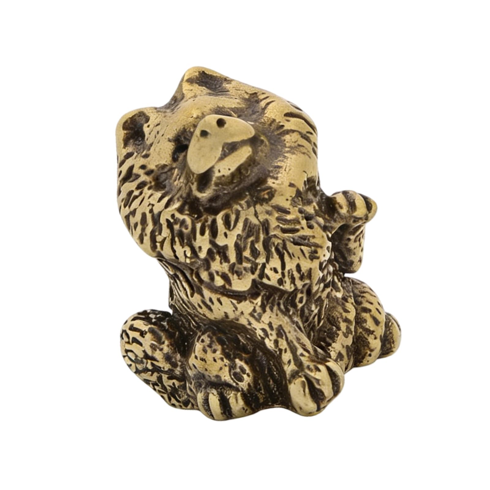 hogtnd Dog Statue Figurines, Dog Decorations, Sculpture, Brass, Animal Decor, Table Centerpieces for Offices, Home Decorations, Table Decoration