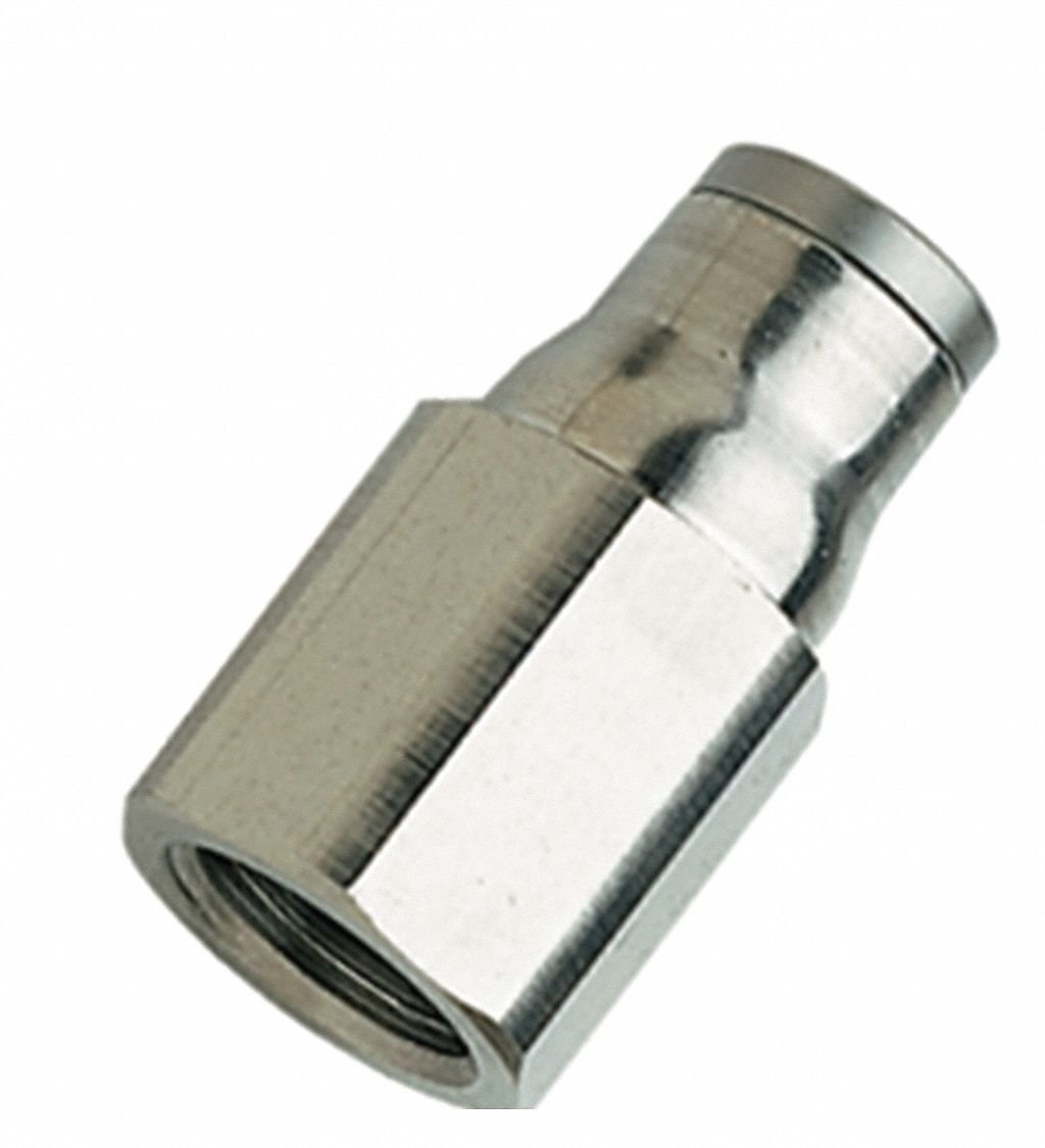 Legris Nickel Plated Brass Female Adapter, 6mm Tube Size - 3614 06 13
