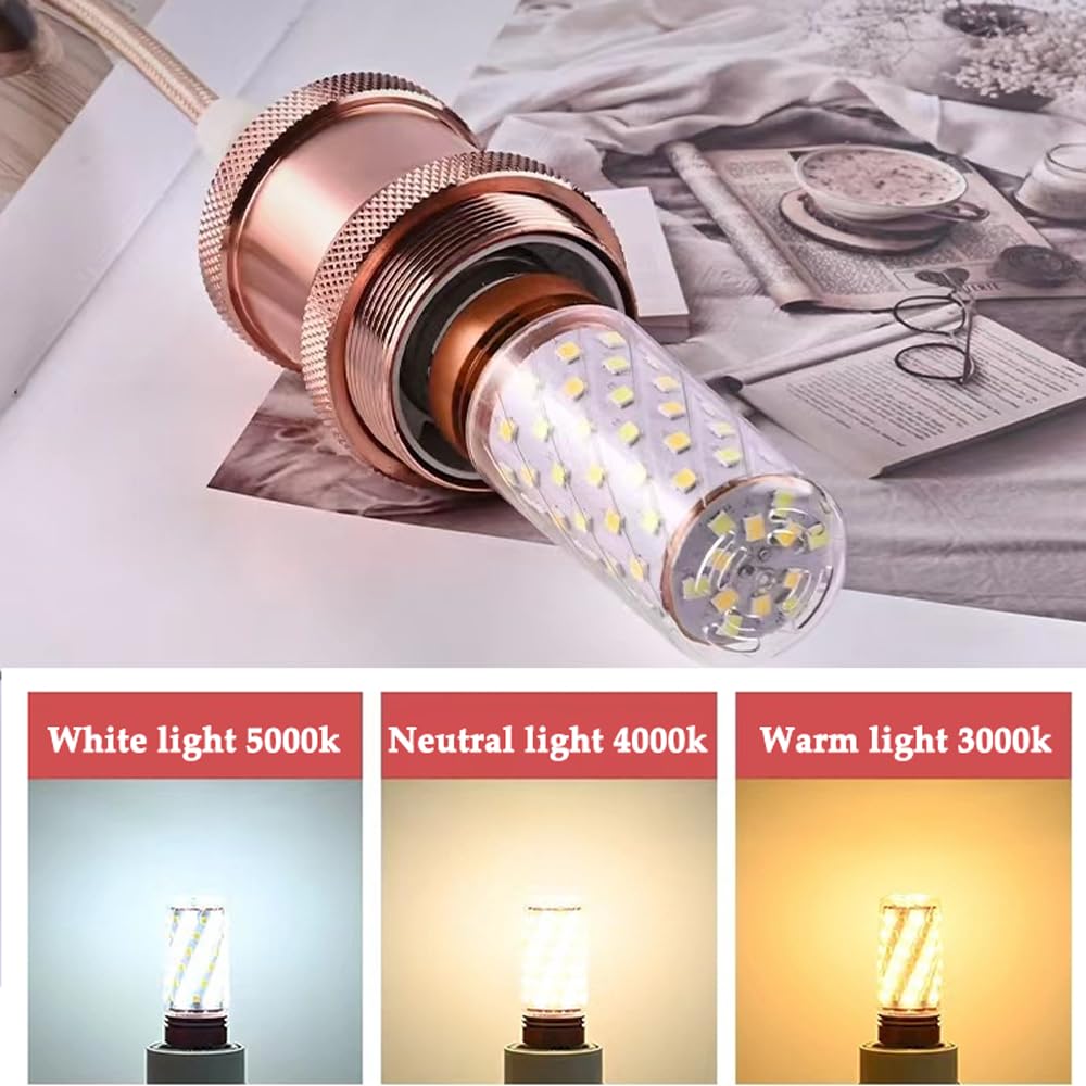 Paquete de 2/10 Bombillas Led de Tornillo de Maíz E27 de 16 W, 85-265 V, No Regulables, 1600 Lm, Cálido, 3000 K, 100 W, Equivalente a Bombillas Incandescentes de Maíz de Bajo Consumo/E27-400