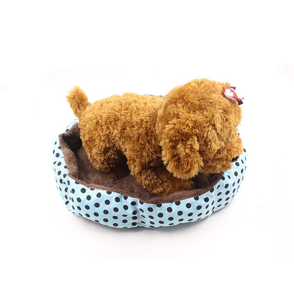 llasm Casa Gato Camas para Perros Pequeños Baratas Lavable Casita para Perros Cama Perro Pequeño Lavable para Buena Experiencia De Sueño Reducir Ansiedad Blue,Small