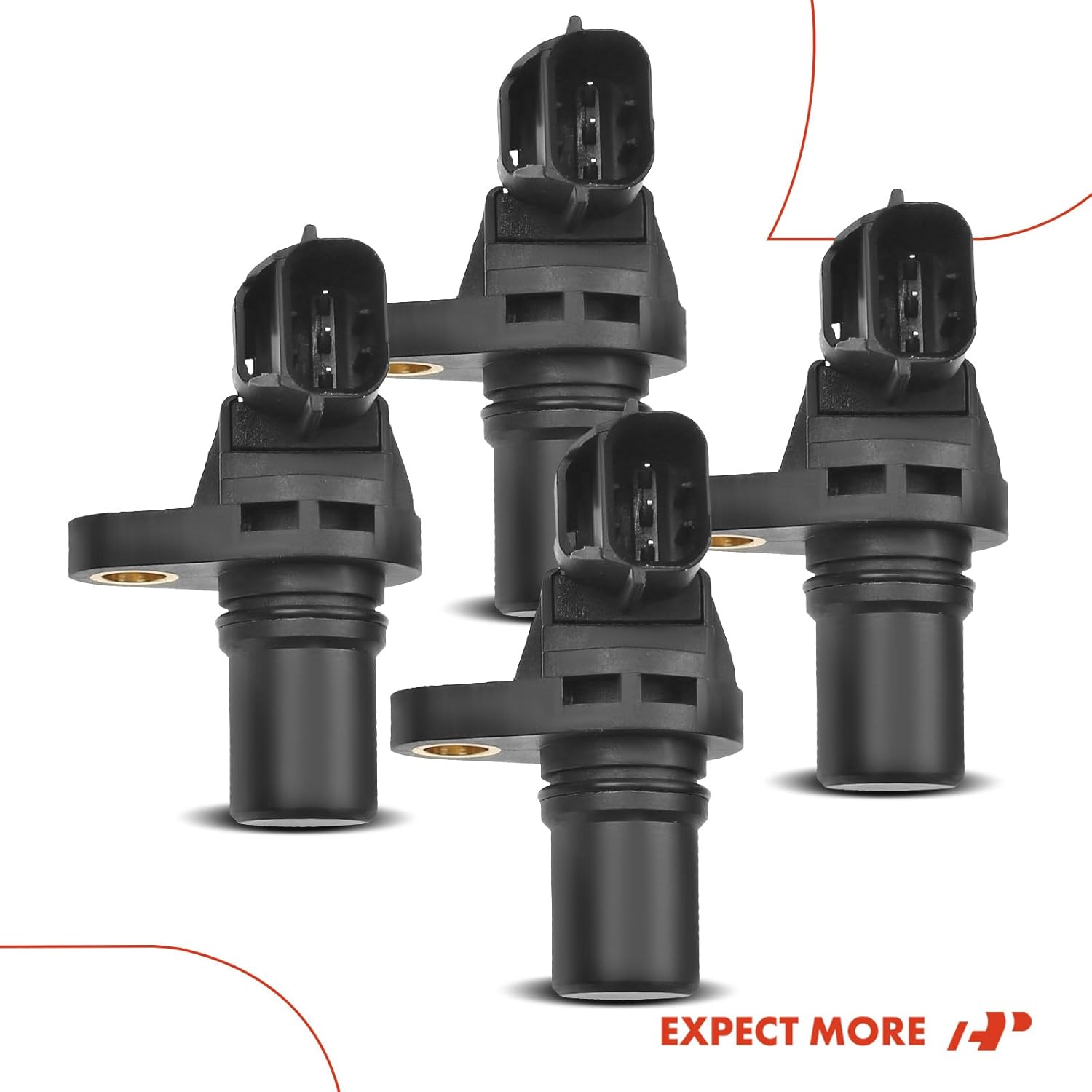 A-Premium 4-PC Engine Camshaft Position Sensor Compatible with Subaru Outback 2005-2009, Forester 2004-2013, Impreza 2004-2012, Legacy 2005-2009, Baja 2004-2006, WRX 2014-2015, WRX STI & Saab 9-2X