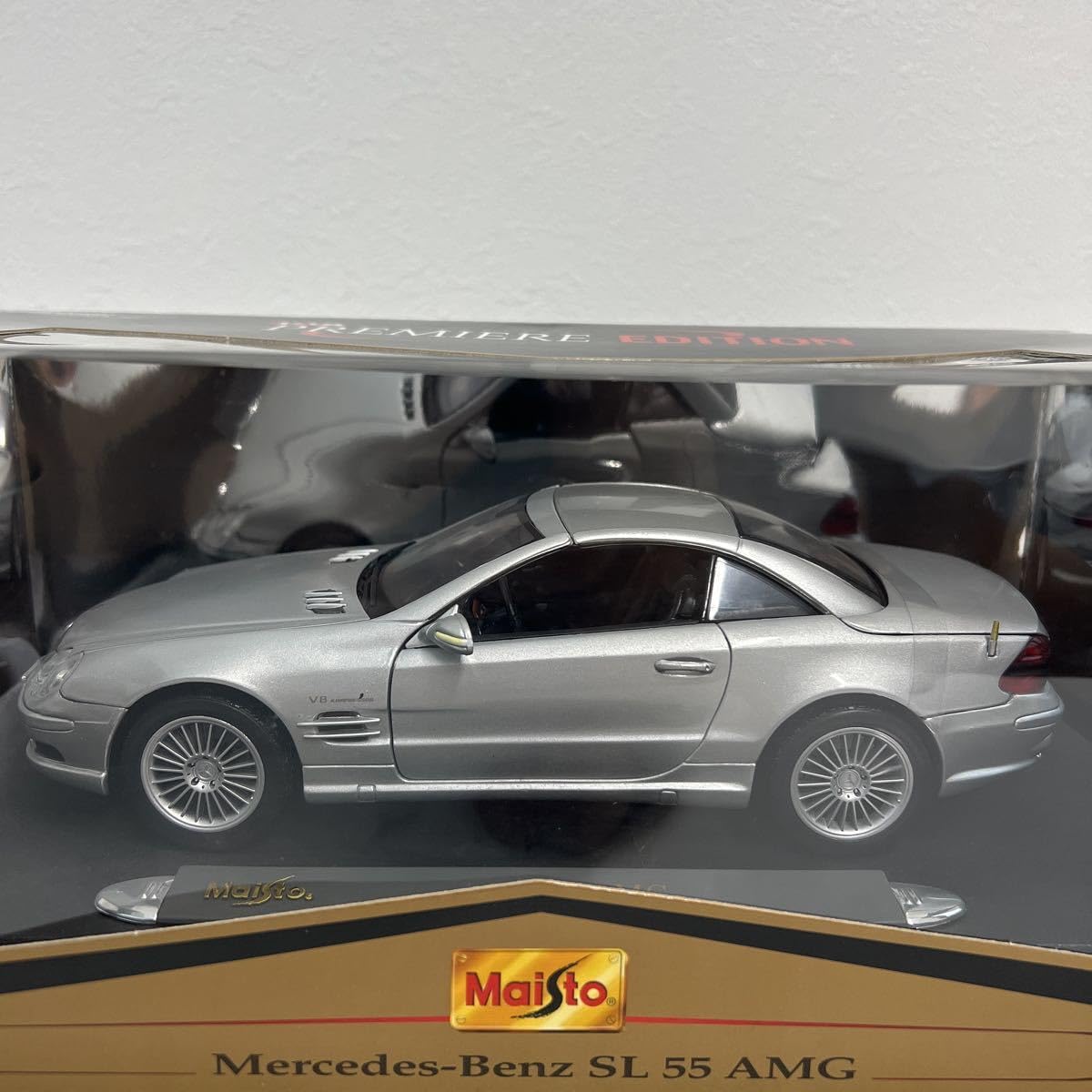 Amazon | Premium Edition 1/18 Mercedes Benz SL55 AMG Silver