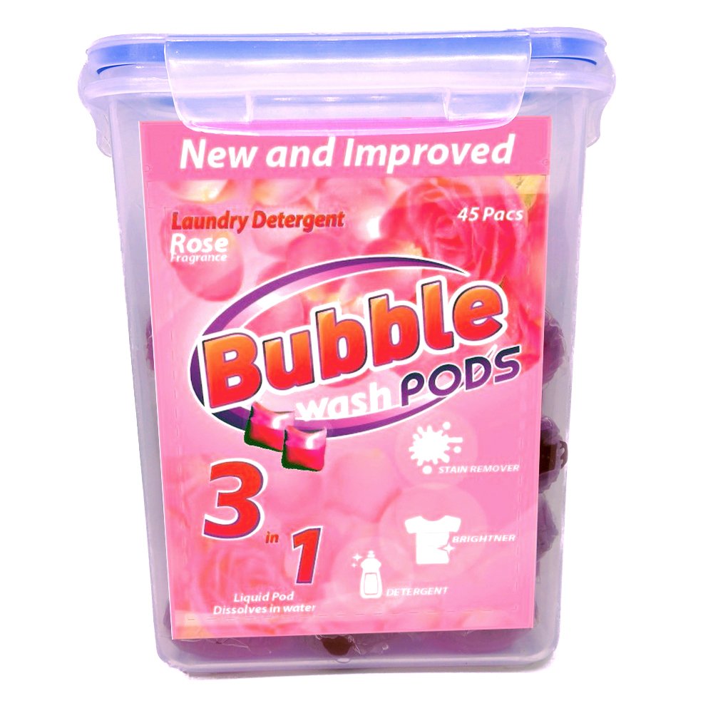 HE High Efficiency Laundry Detergent Soap (Rose) - 45 Loads