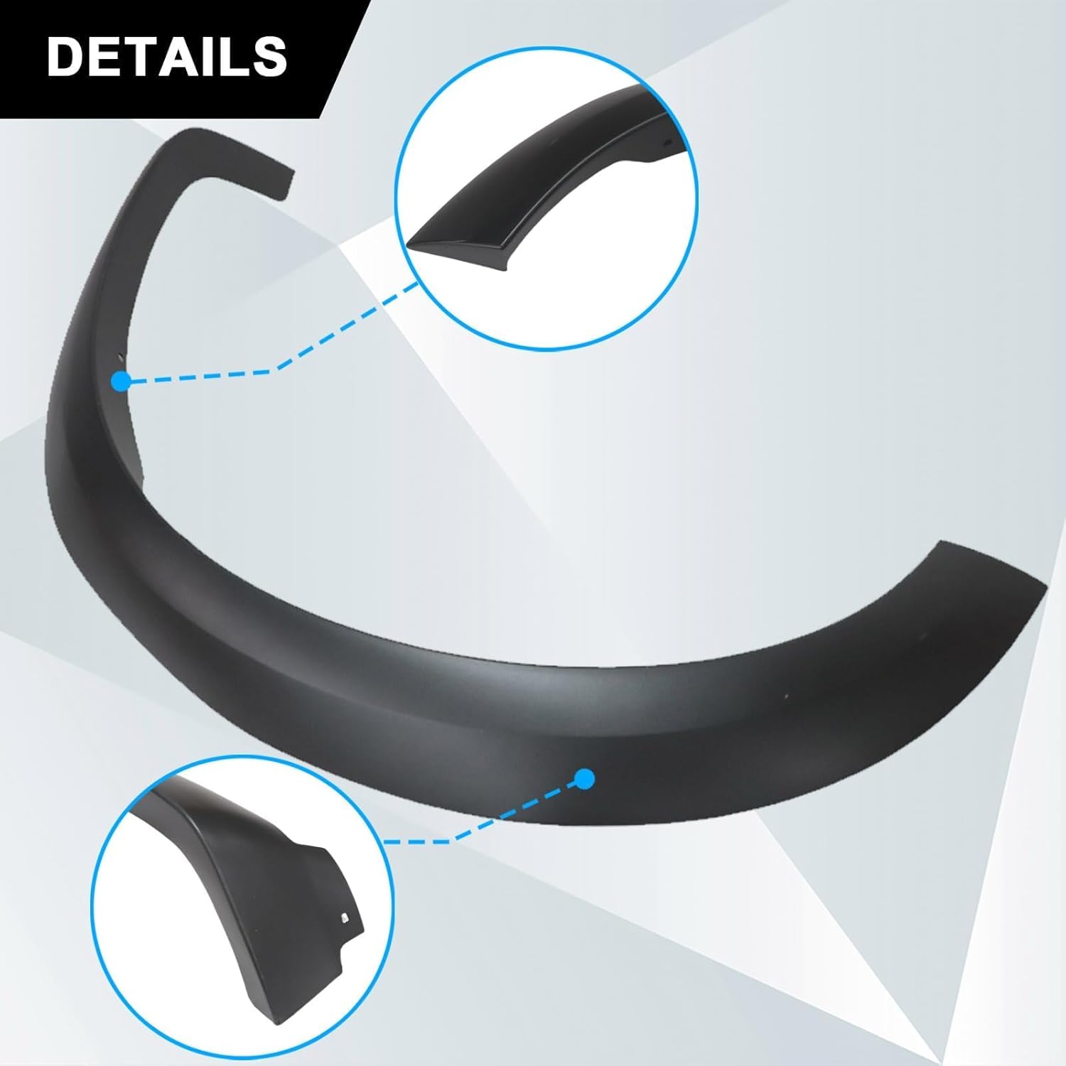 SecosAutoparts Fender Flares Front Left Side Compatible with Ford F-150 SVT 2010 2011 2012 2013 2014 Replace# AL3Z16039A, FO1290129