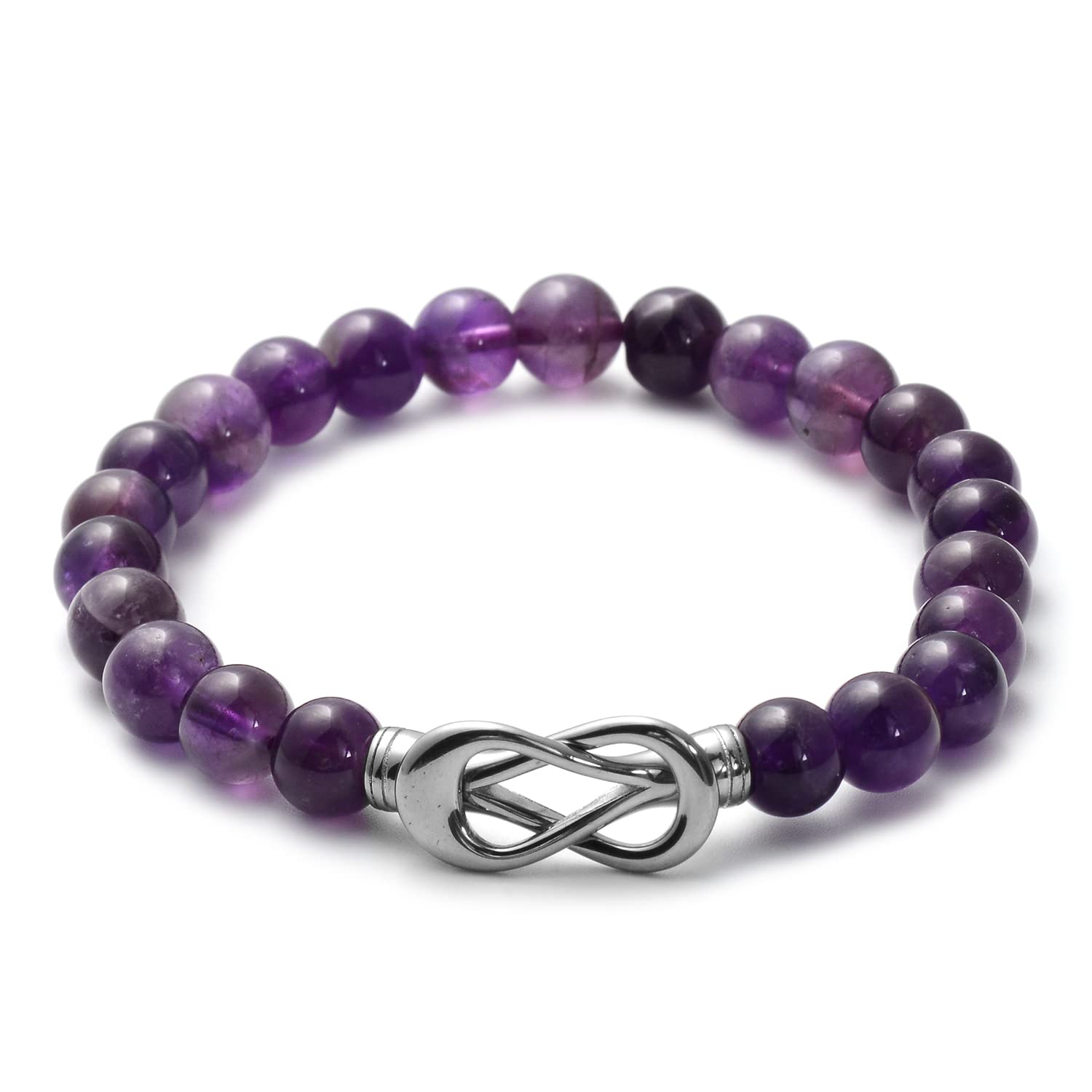 Shop LC Bead Bracelet Infinity Lock Magnetic Clasp Stainless Steel Women Jewelry Birthday Gifts for Women