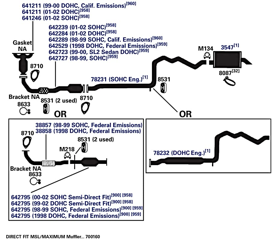 Image of AP Exhaust Products 700160 Exhaust Muffler